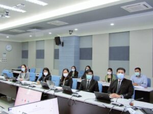 การตรวจเยี่ยมหน่วยงานผ่านสื่ออิเล็กทรอนิกส์เพื่อติดตาม ตรวจสอบ และประเมินผลงานของคณบดีบัณฑิตวิทยาลัย ประจำปีงบประมาณ พ.ศ. 2564 (รอบ 12 เดือน)