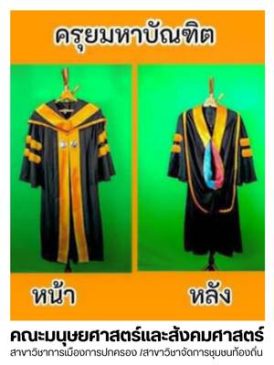 ผู้สำเร็จการศึกษาระดับปริญญาโท คณะมนุษยศาสตร์และสังคมศาสตร์