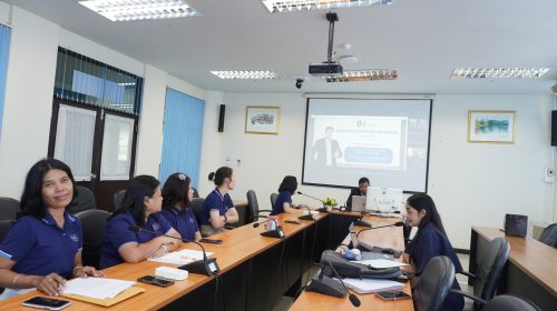 บัณฑิตวิทยาลัย มรส. ประชุมบุคลากรชี้แจงนโยบายและแนวทางการขับเคลื่อนงาน